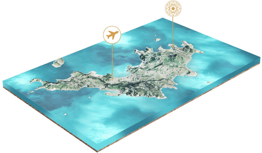 st barth map